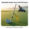 Compact Golf Club Support Stand | Holder with top fastener, Vertical,