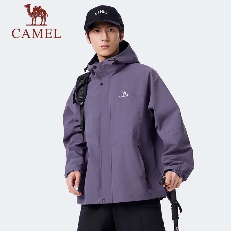 CAMEL Men's Windproof Waterproof Hiking Jacket