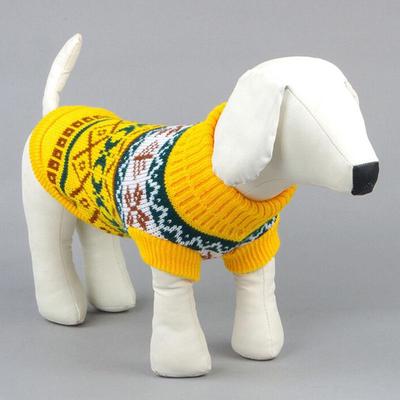 Sweater Clothing Snowflower Puppy Dog Pet Cat Jacket Knitwear Jumper