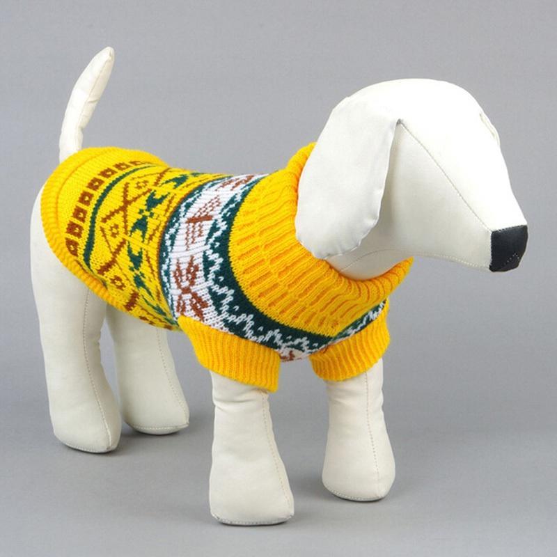 Pullover Kleidung Snowflower Welpe Hund Haustier Katze Jacke Strickpullover