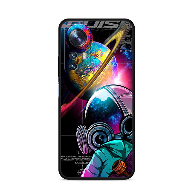 Hülle für Xiaomi Mi 11 Lite 5G NE 11T Pro 10T 9T 12 12T 12S 12X 11X 11i Note 10 9 Silikon TPU Handyhülle Cartoon Cooler Astronaut