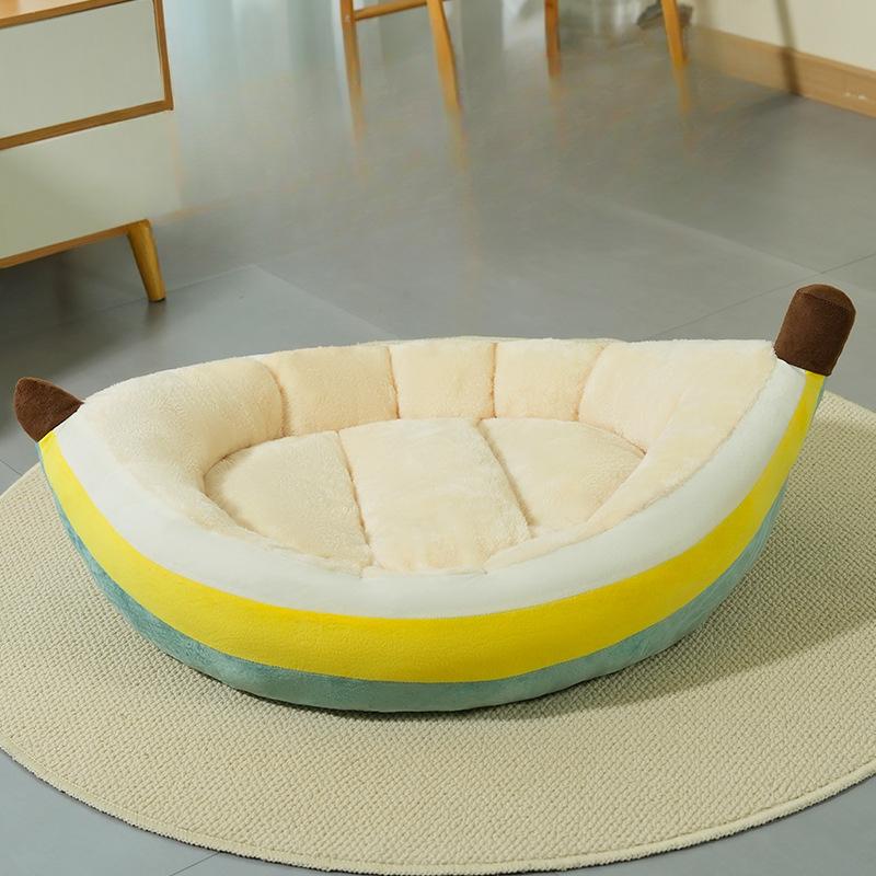 

Открытый питомник банановый питомник питомник для собак питомник для кошек зоотовары утолщенный четырехсезонный питомник для домашних животных для сохранения тепла зимой S 50*40cm