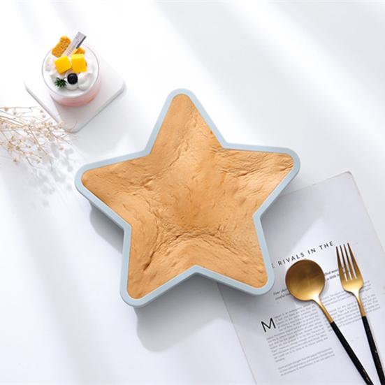 Cake Mold Non-stick Flexible Silica Gel Star Shaped Baking Pan for Birthday