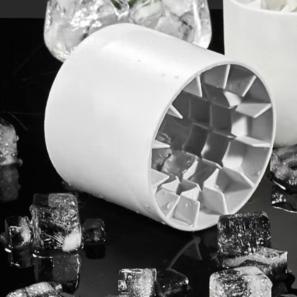 Silicone Ice Cube Trays With Lid Press-Type Design Easy-Release Ice Cup  Home