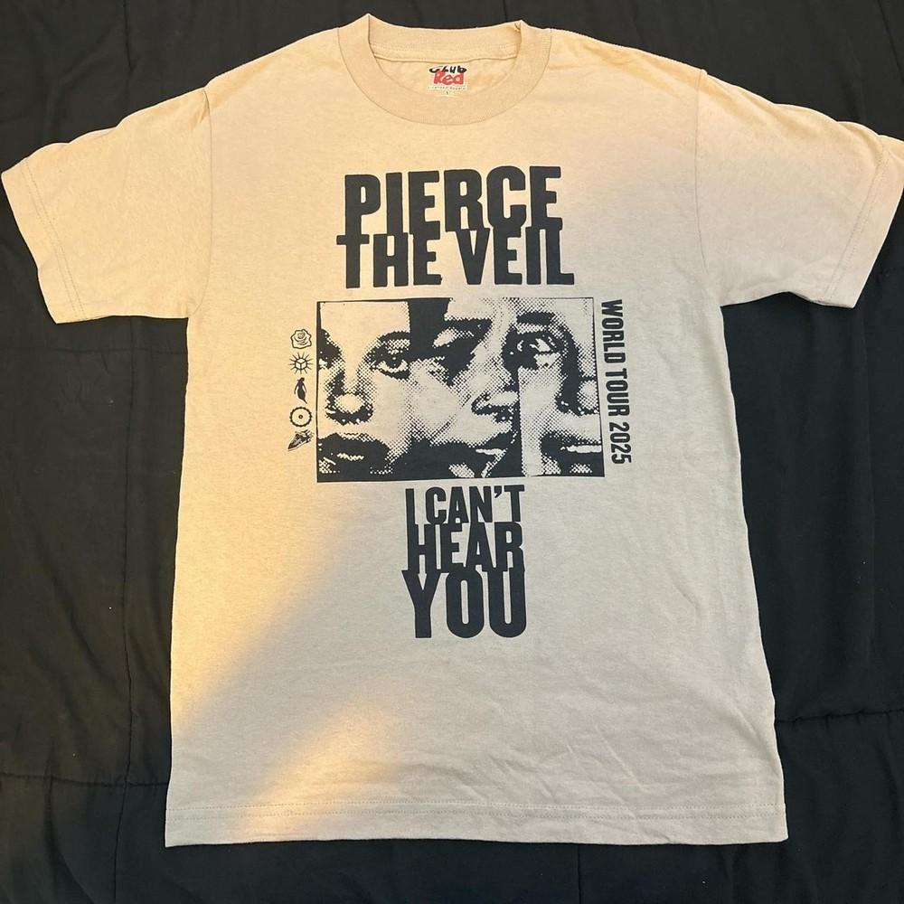 Pierce The Veil 2015 Мировой Тур футболка с коротким рукавом белого цвета KV41015 Унисекс футболка XXXXL