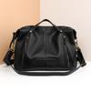 Simple Retro Large Tote Bag Soft Touch PU Leather Lazy Loose Feeling Women's Shoulder Bags Fashion Autumn and Winter New Large Capacity Messenger Bags
