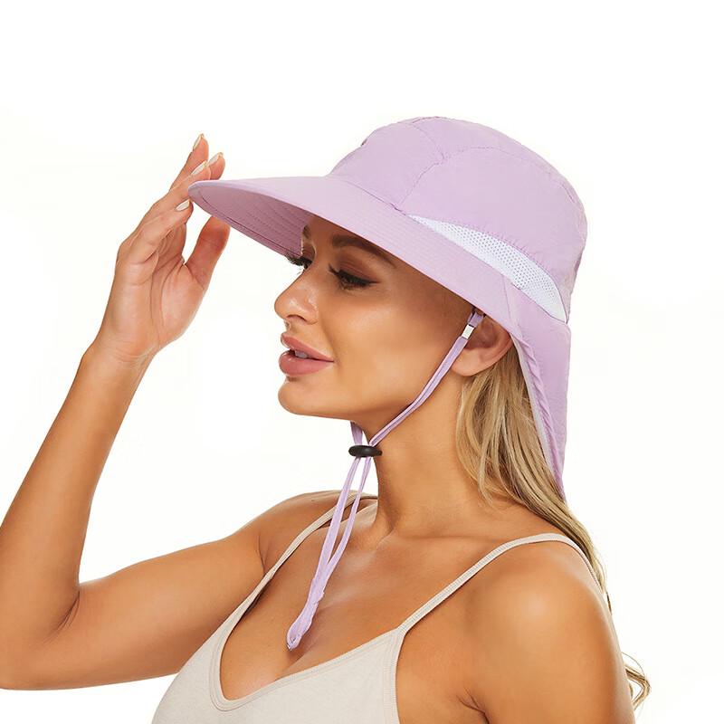 ZHENYUEQI Women s Outdoor Quick-Dry Sun Protection Hat One Size
