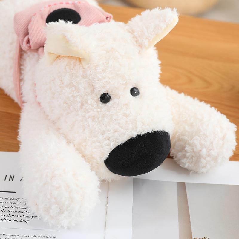 New 50/70CM Cute Kawaii Pet Puppy Pillow Doll  West Highland Dog Plush Toy Stuffed Animal Soft Toys for Xmas Gift