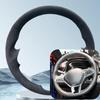 Ization Lenkradbezug für Renault Clio 5 (V) Zoe Captur - Handnähen Wildleder Auto-Innenzubehör