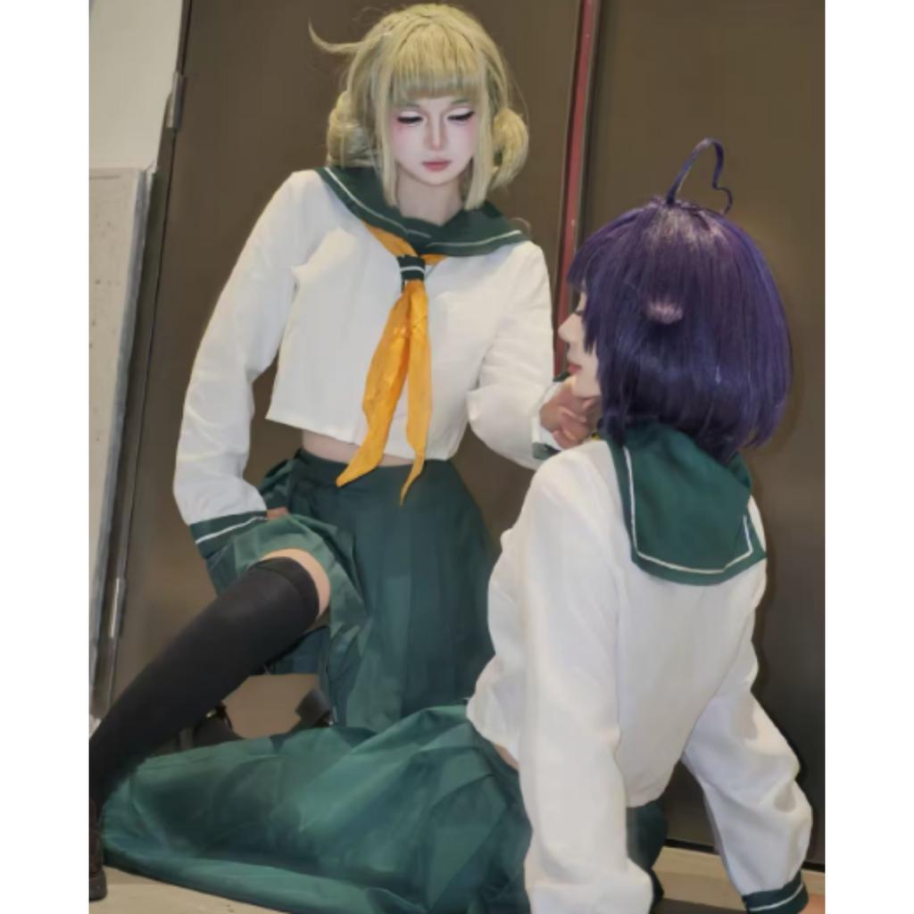 Hanabishi Haruka Cosplay Costume Wig Araga Kiwi Hiiragi Utena Anime Gushing Over Magical Girls JK Sailor Uniform Mahou Shoujo