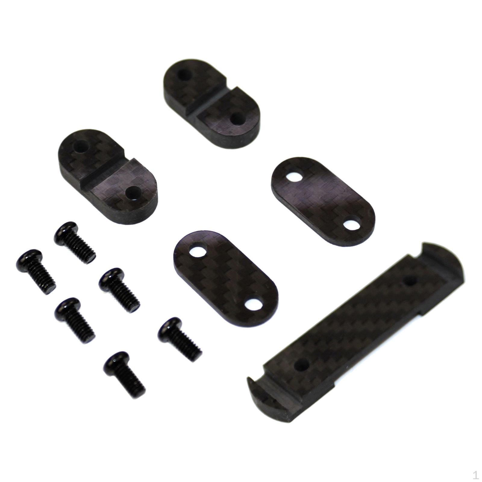 4Pcs Mudguard Gasket with Fixing Screw Aluminum Alloy Easy to Install Replacement Accessories Spare
