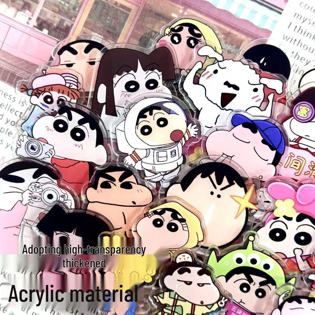Shin-chan Acrylic DIY Double-Sided Patches - 2cm, 4cm, 8cm