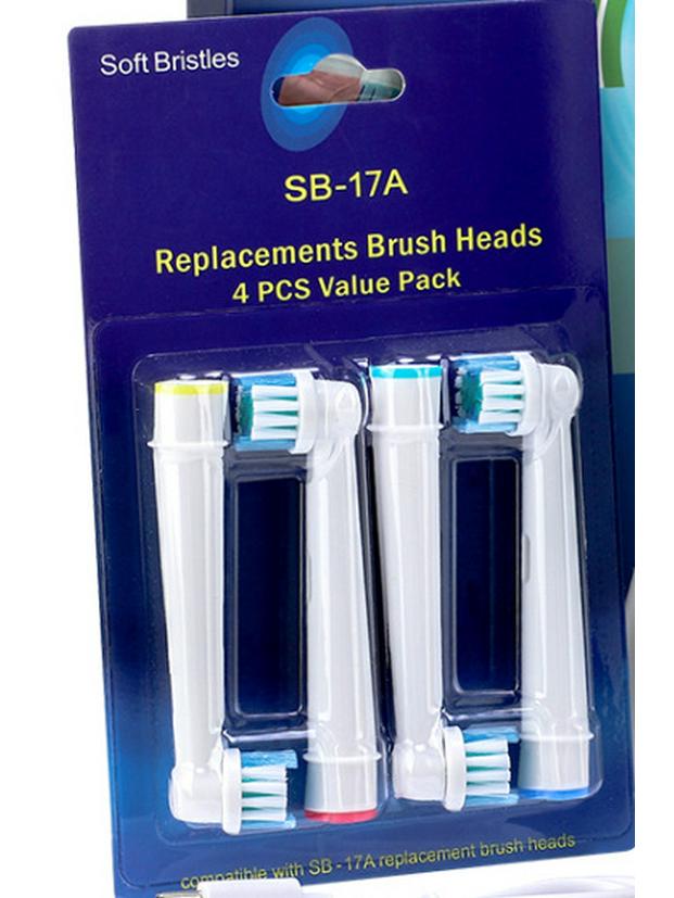 Rechargeable Couple's Electric Toothbrush with Soft Bristle Round Head & Rotating Action