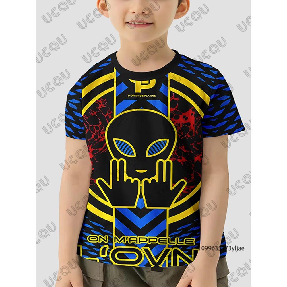 

2025 New Rapper JuL C est Pas Des Lol Print Children T-shirt Summer Short Sleeve Tees Boy Girl Clothes Casual Kids/Adult Top 100