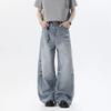 Trendy Brand Jeans Men's Spring Retro Old American High Street Straight Pants Loose and Versatile Casual Trousers