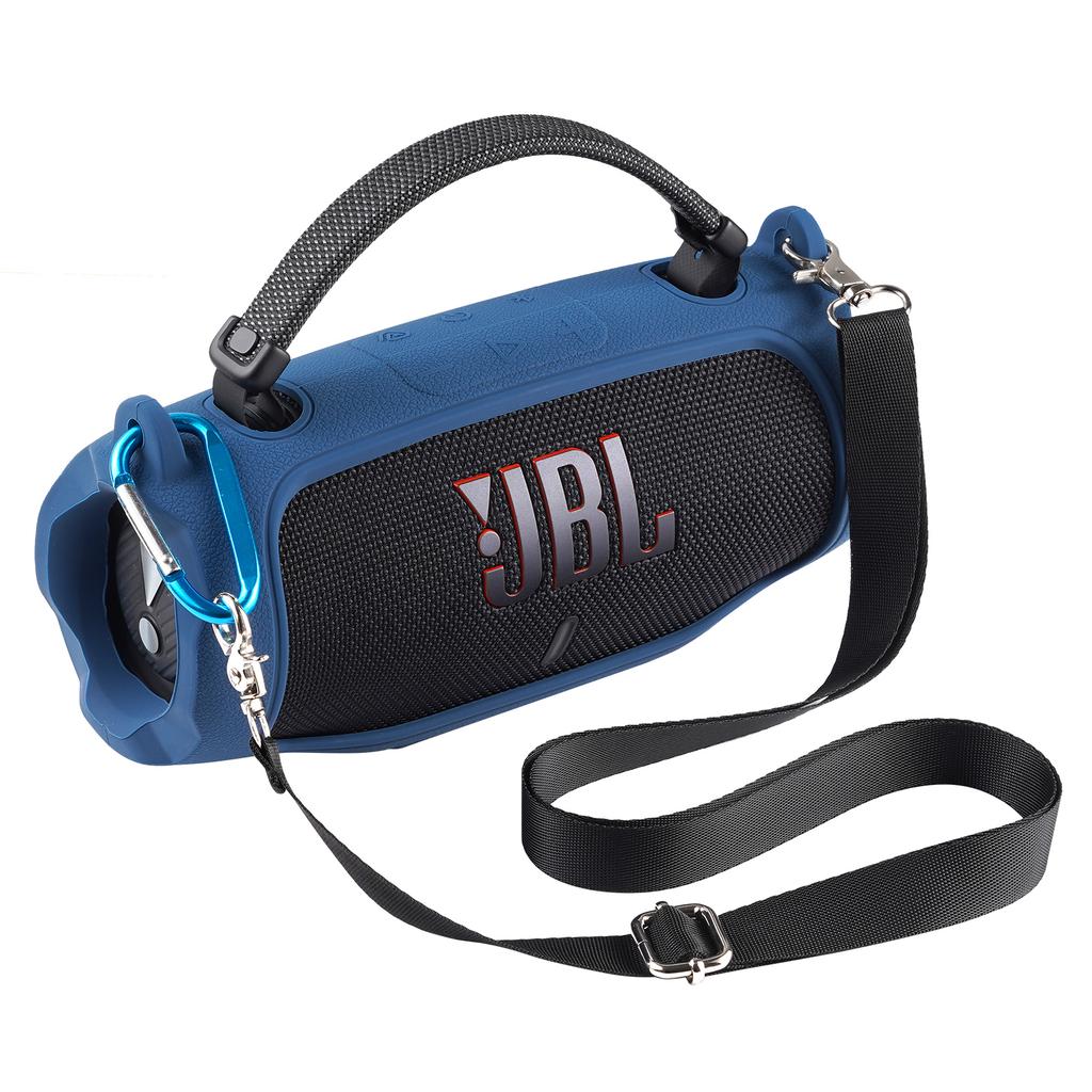 Přenosný Bluetooth reproduktor Pouzdro pro přenášení ze silikonu, Měkký ochranný návlek s ramenním popruhem pro reproduktor JBL Charge 6