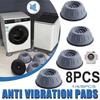 1/4/8 Stuks Universele Anti-Vibratie Voeten Pads Wasmachine Rubberen Mat Droger Koelkast Basis Vaste antislip Pad voor Wasmachine Ondersteuning Da