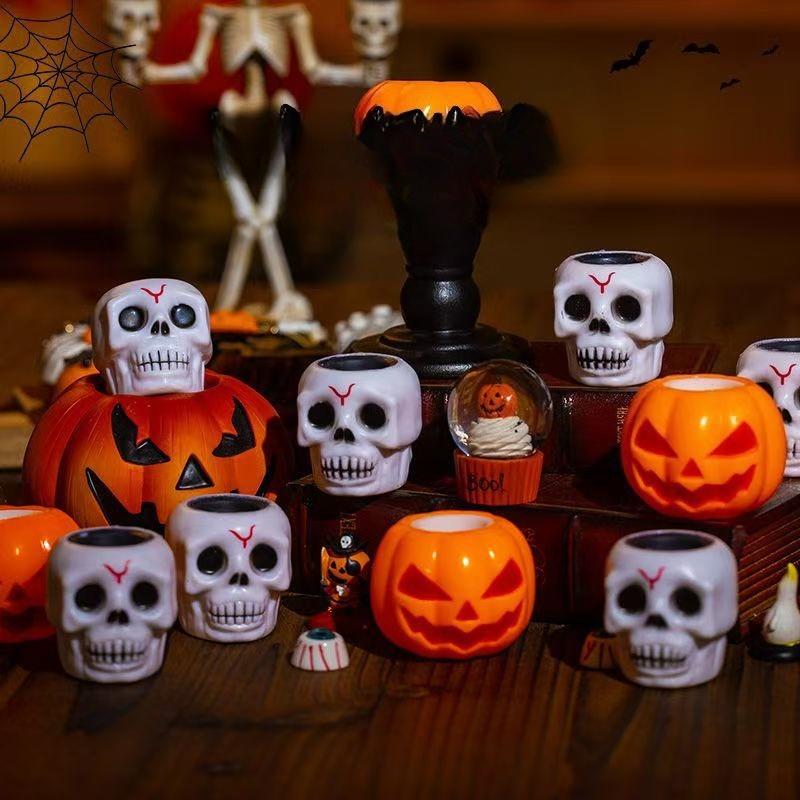 1Pcs Pumpkin Head Stress Ball Cute Decompression Ghost Relieve Stress Toys Creative Children's Toys Halloween Party Decor