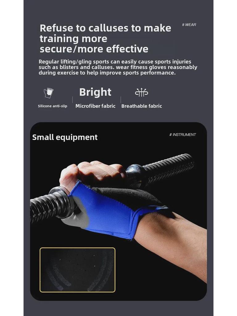 Vilico Lulu Summer Fitness Half-Finger Yoga Gloves: Non-Slip, Wear-Resistant, Anti-Callousing
