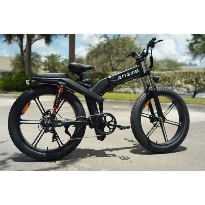 Vélo électrique - ENGWE - X26 - Pneus 26" - Moteur 48V 1000W - Batterie 29.2Ah - Noir