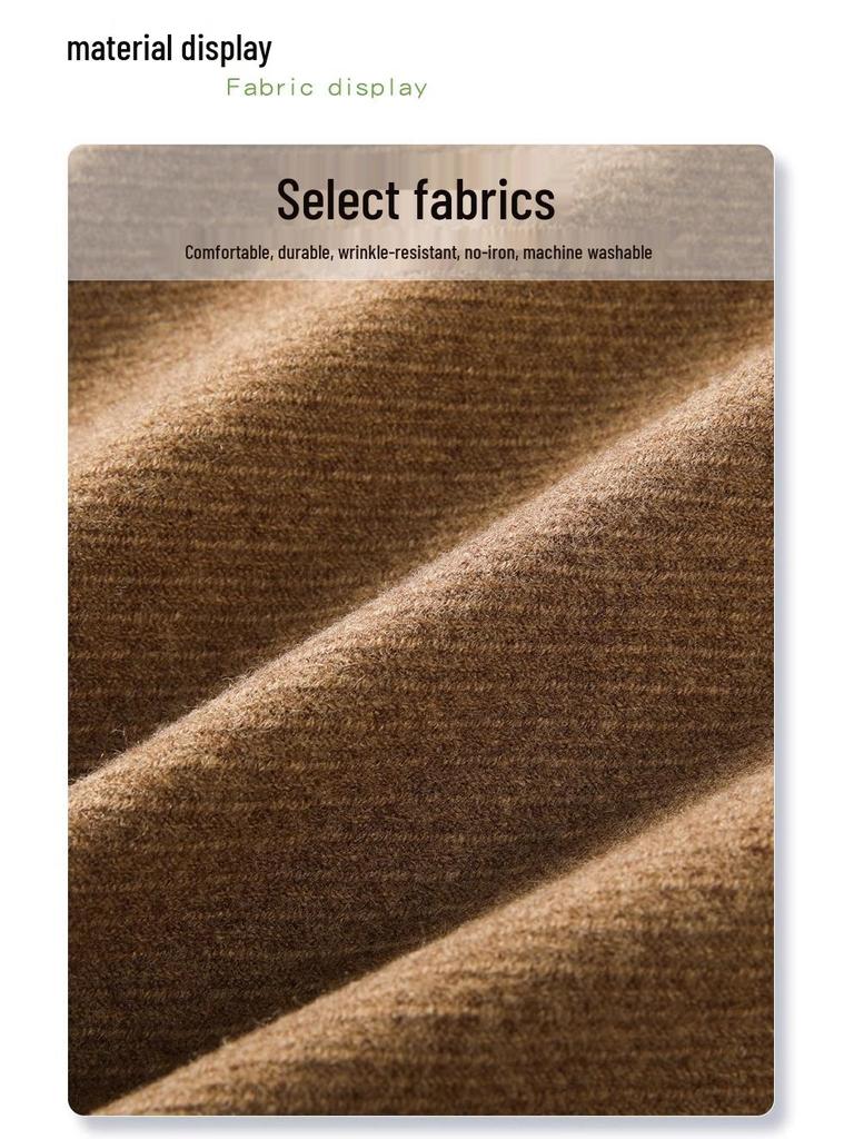 2024 Women's Woolen Bodycon Midi Skirt - Spring/Autumn Slimming Slit Design