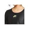 Nike Air Dri-FIT Quick-Dry Running Top Short Sleeve T-Shirt Women Tops Black CU3059-010