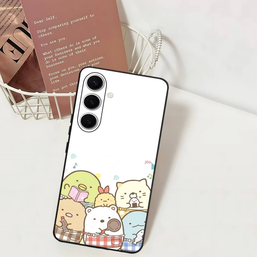 Anime S-Sumikko Gurashi Phone Case For Samsung S 24 Fe 25 Ultra Plus 20 Lite 21 30 22 23 24 22 Ultra 5G Fundas