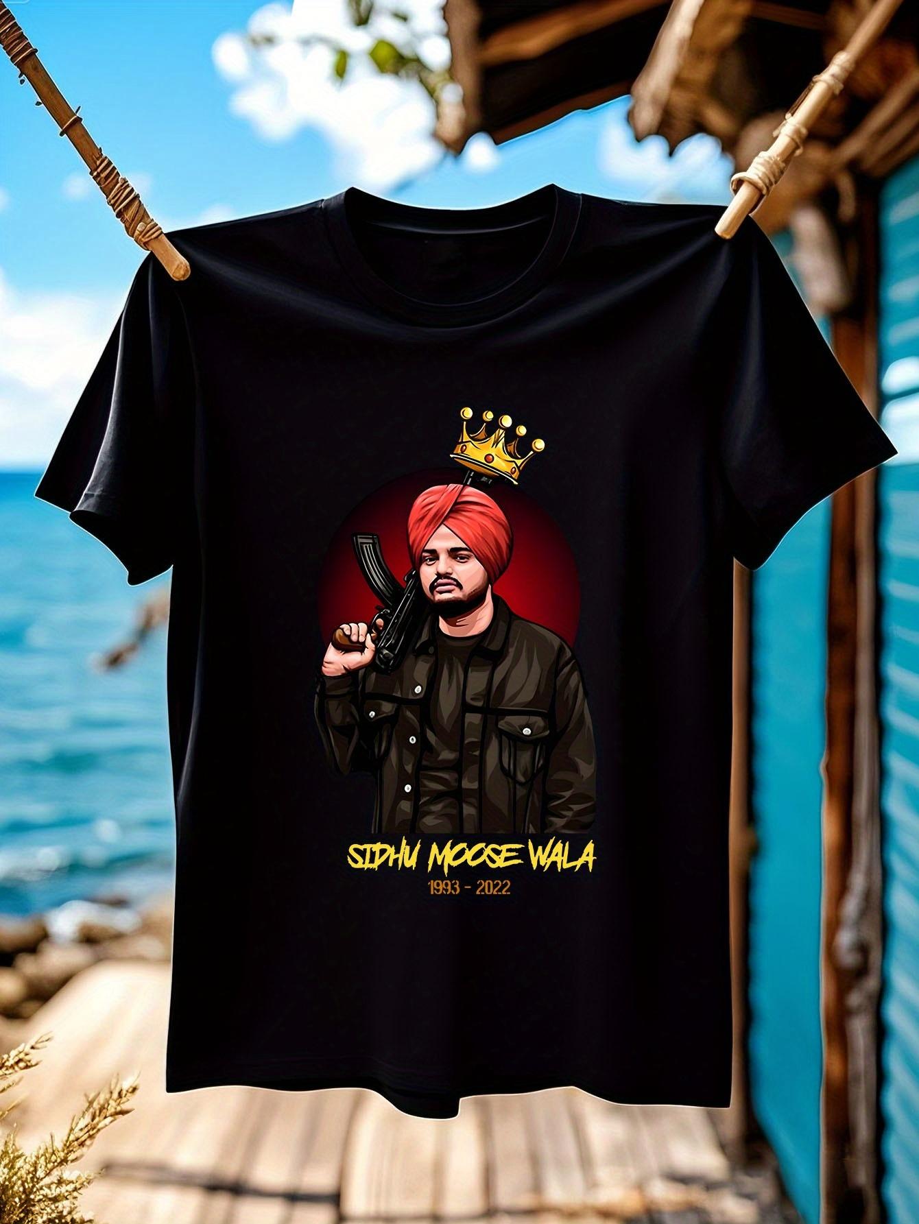 Sidhu Moose Wala T-shirt for Men and Women M