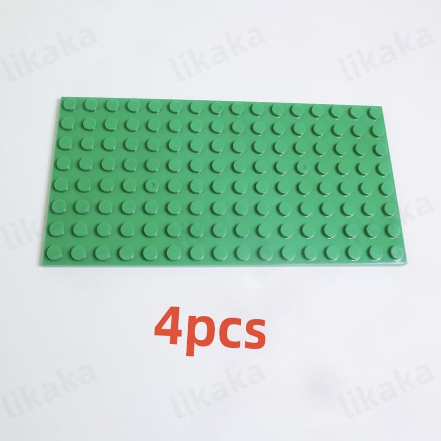 8*16 Stippen Plastic Bouwstenen 4 STUKS Basisplaten Juguetes Compatibel City Klassiek Speelgoed Mini Blokken Basisplaten Onderdelen voor Kinderen