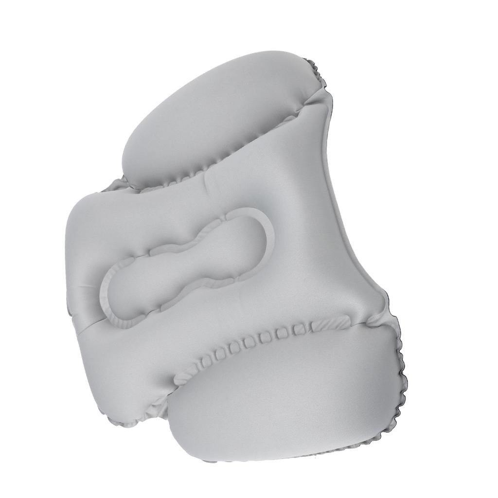 Inflatable Lumbar Travel Pillow for Airplane Ergonomic Soft Office Chair Back Support Pillow for Men Women Press