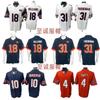 Chicago Bears Jersey de Fútbol Retro Vintage para Hombre Algodón Bordado Mezcla Ropa Deportiva para Aficionados