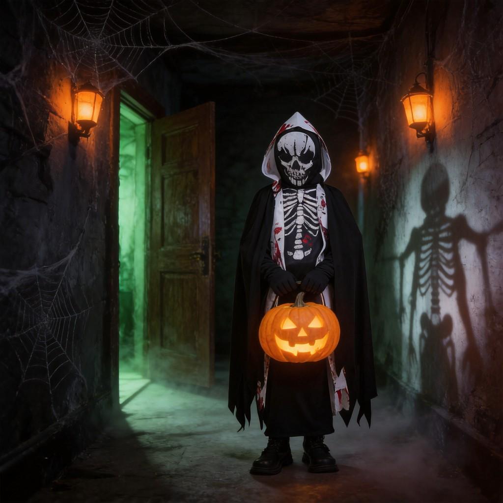 Halloween Cosplay Costume For Kids And Adults With Polyester Fabric For Stage And Party Performances