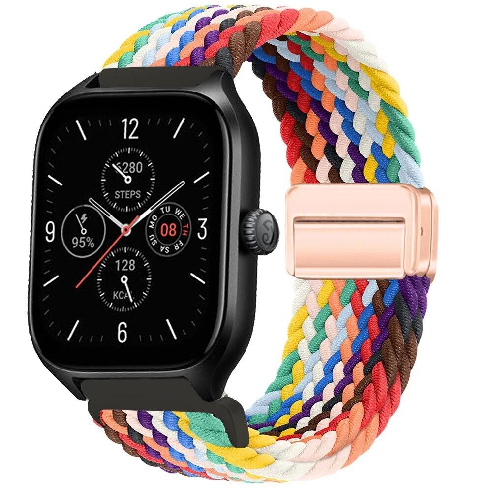 Geflochtene Solo-Schlaufenbänder Für Amazfit GTS/2e/3/4/GTS2 Mini/GTR 47/GTR2/4/3/Pro Armband Amazfit bip 6 20mm/22mm Uhrenarmband