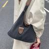 2025 New Lazy Style Denim Bag Women's Bag Large Capacity Underarm Shoulder Bag Premium Commuter Tote Bag