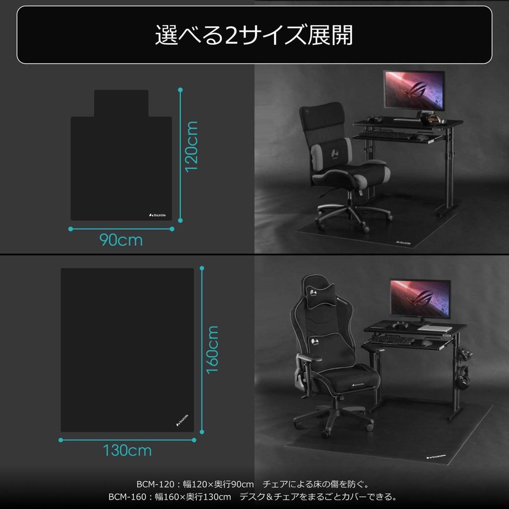 Bauhutte Genuine Chair Mat Flooring 120 X 90 Mm Thick BCM-120F, Pattern, Cm, 1.5