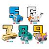 10PCS Transformation Number Robot Plaything Assembling Blocks Deformation Pocket Morphers Educational Action Figure Plaything for Children