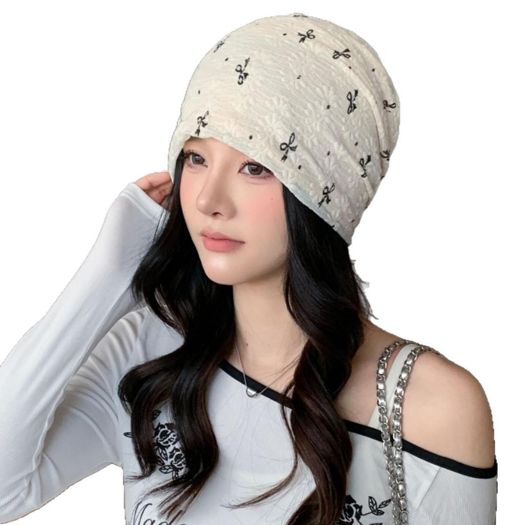 Four Seasons Postpartum Maternity Beanie: Pure Cotton Slouch Hat for Small Face & Wrap Head