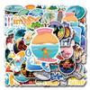 55PCS Surfing Cartoon Stickers: Waterproof Graffiti Decoration for Phone Cases & Cars