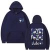 Cute Kawaii Ado Cartoon Style Hoodies Fans Gift Men's Women's Casual Oversized Sweatshirt Japanese Style Hoodies