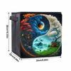 Light and Darkness 5D Diamond Painting Storage Basket Full Round Drill Mosaic Diamond Embroidery Cross Stitch Kits Home Decor Home Decor