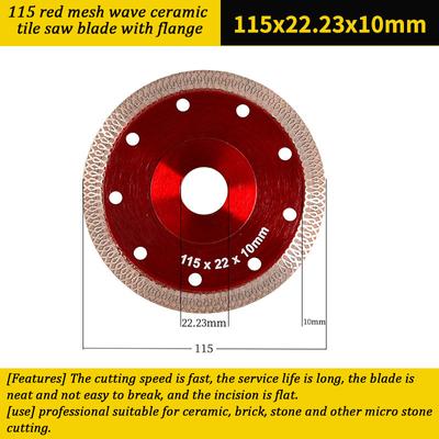 Diamond Saw Blade Angle Grinder Blade Marble Chip Microlite Vitrified Tile Tile Cutting Piece
