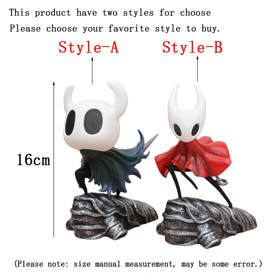 Engraçado Anime Gaming Personagem de Jogo Hollow Knight Vespa Zangão Figura de Ação Estátuas Enfeites de Mesa Modelo de Boneca Brinquedos de Coleção