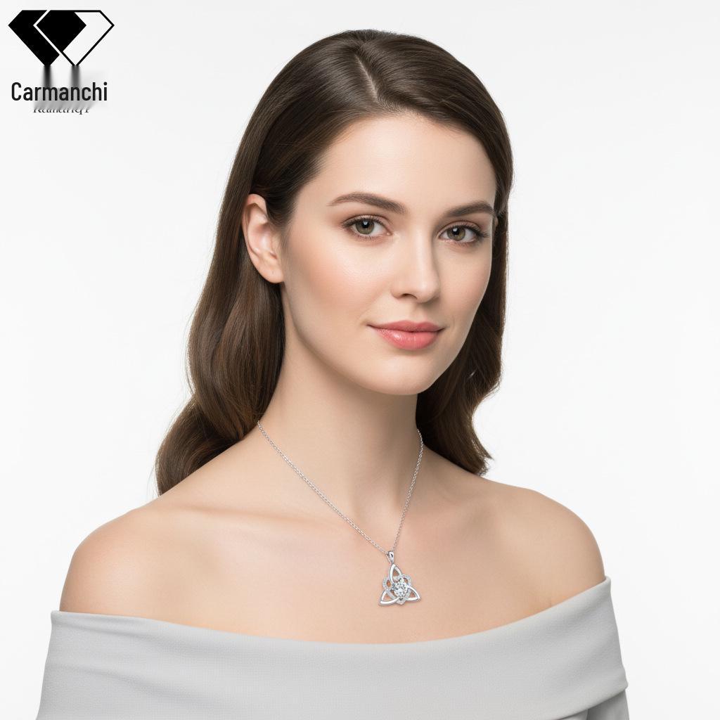 Celtic Knot Pendant: Retro Witch Knot Necklace In European & American Fashion Style