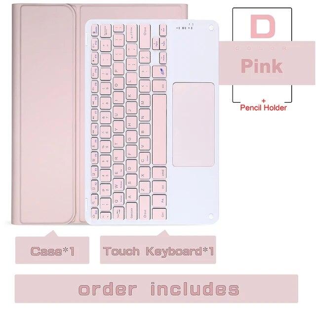 

Клавиатура Беспроводная мышь для iPad Pro 11 Case 2021 2020 iPad Air 4 Case 10.2 IPad 9-го и 10-го поколения Case 2021 Mini 6 Case Air 2 2022 iPad 10th Gen