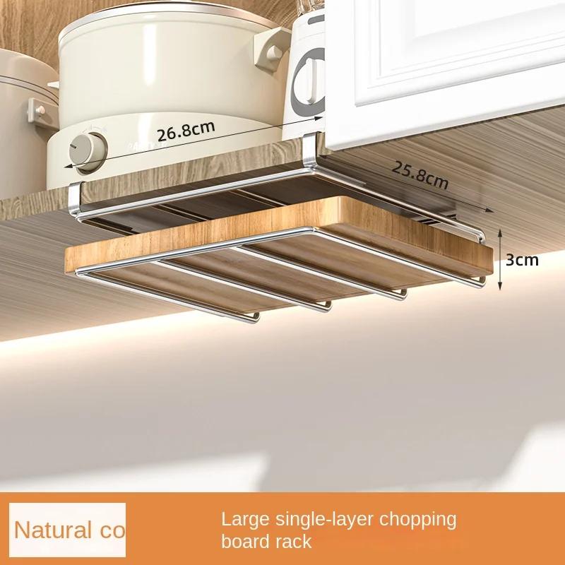 Кухонная полка Нержавеющая сталь Хранение Подвесной шкаф Многоярусный шкаф Подвесная корзина Подвесное хранение Бумажная вешалка 5540₽