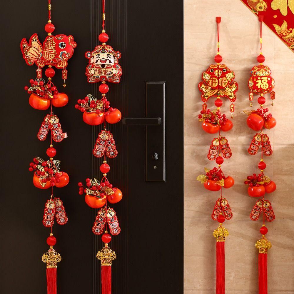 Traditional Spring Festival Door Decoration New Year Hanging Ornaments Party Decoration