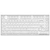 YUNZII X75 PRO 82-Key Wireless Mechanical Gaming Keyboard (Crystal White Switches, Wireless White)