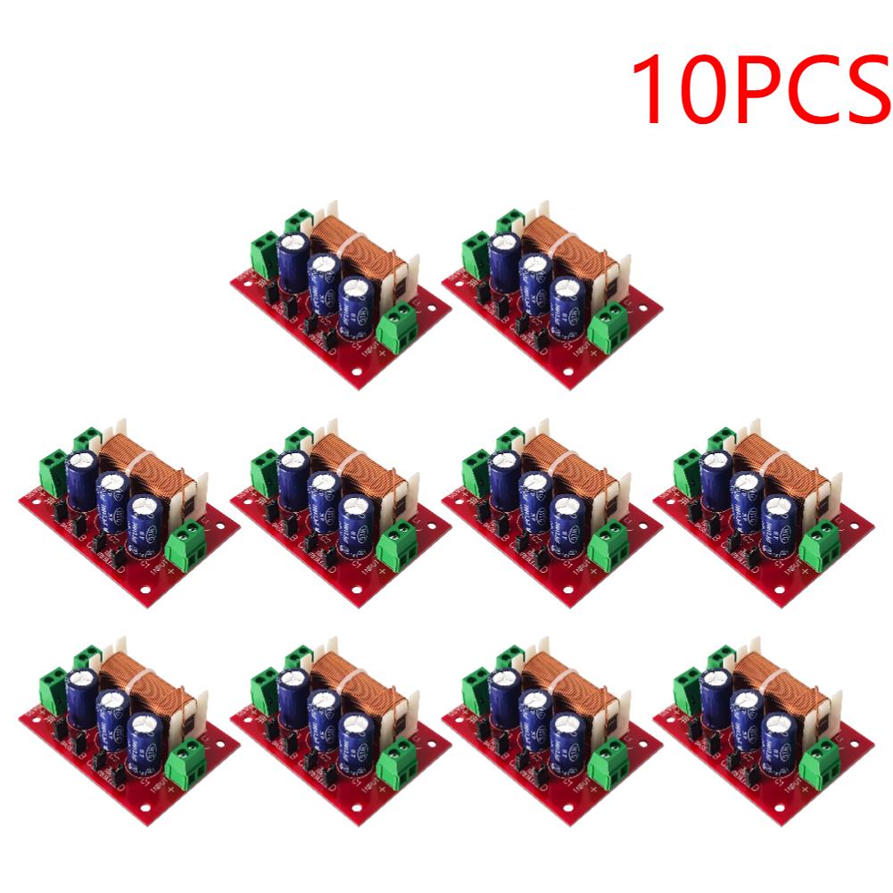 1-10PCS YLY-2088 400W Adjustable 2 Way Crossover Filters Module Audio Speaker Frequency Divider Full Range Treble Bass