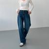 New ArrivalS Open Run Women S Daily Look Black Denim Wide FiT Non Span waShing T