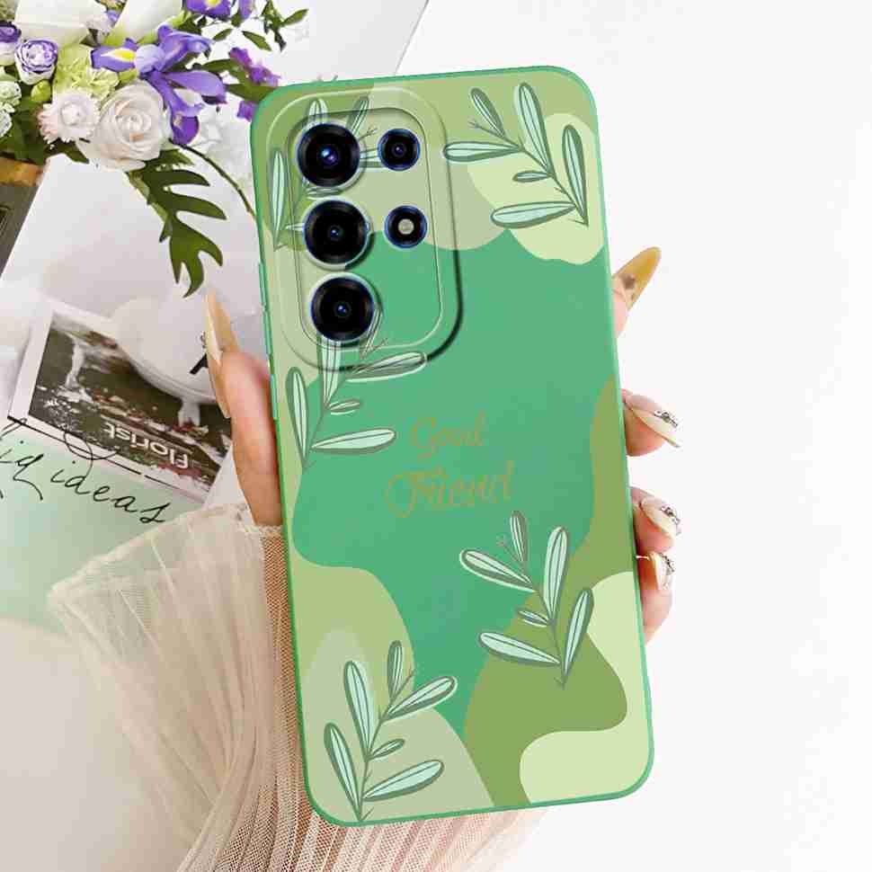For Itel S26 Ultra Case Floral Silicone Soft Casing New Shockproof Back Cover For Itel S26 Ultra / Super 26 Ultra / S688LN Cover